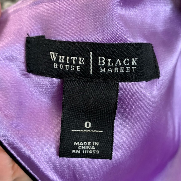 White House Black Market Black & White Gingham Dress Size 0 - Picture 12 of 17